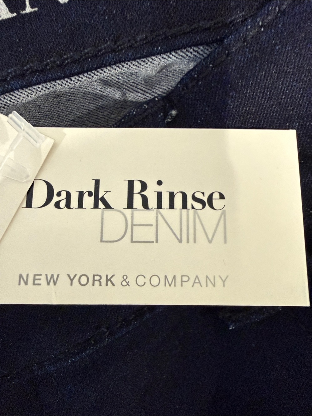 New York & Company Skinny Jean Leggings in Navy Blue - Picture 12 of 14